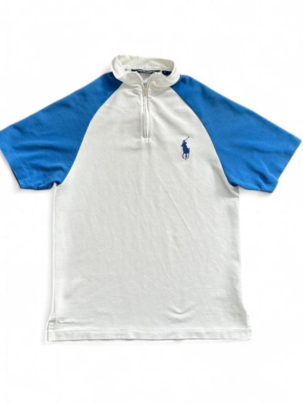 Vintage Polo Golf Big Pony Quarter Zip Golf Shirt Men's Medium Y2K